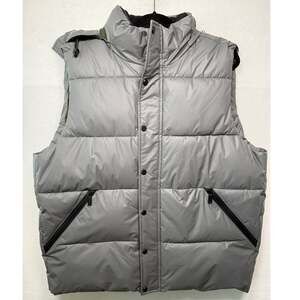 Hunter Chiswell Hooded Insulated Puffer Vest, Gray, XL, NEW!
